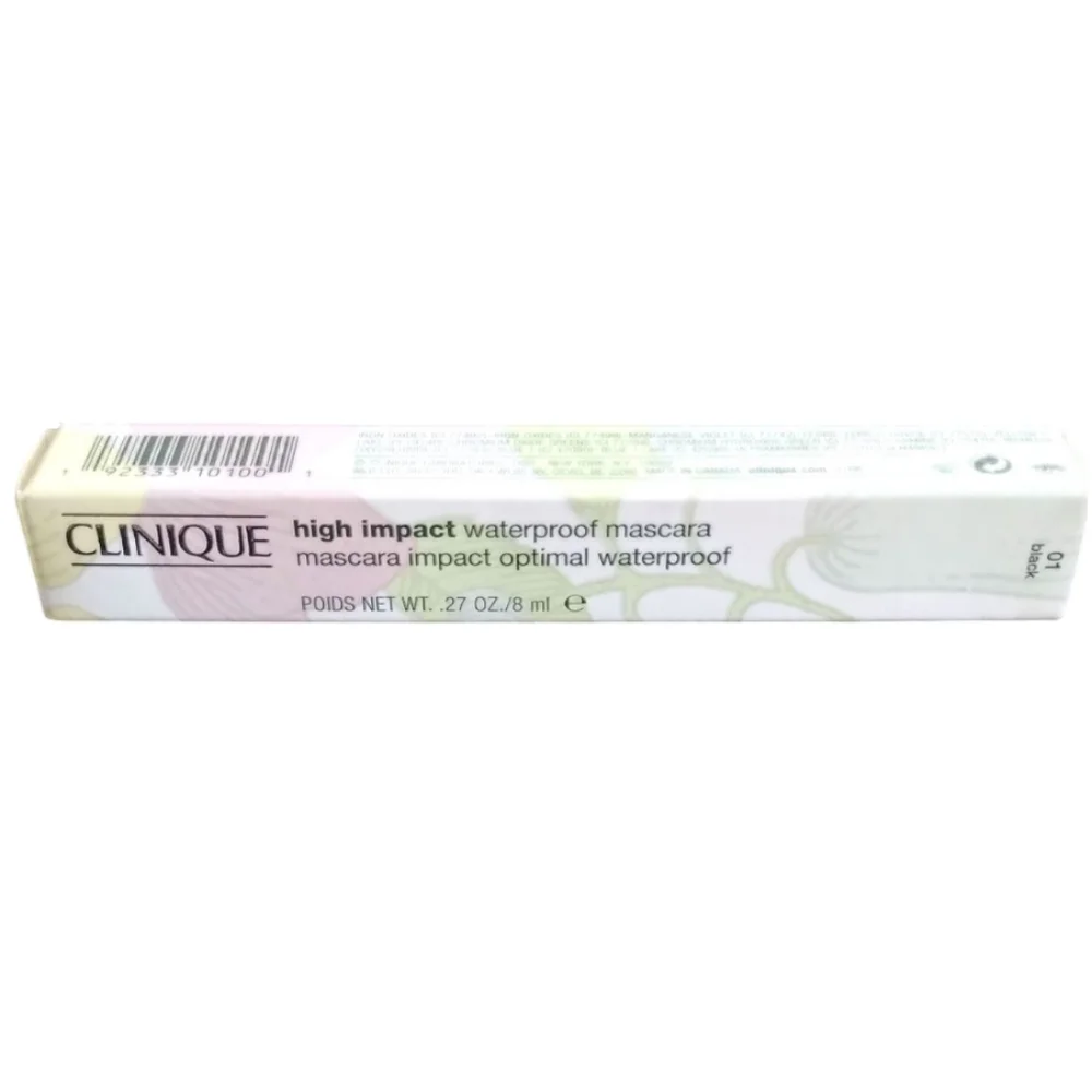 New Clinique High Impact Waterproof Mascara Black .27 oz. 8 ml